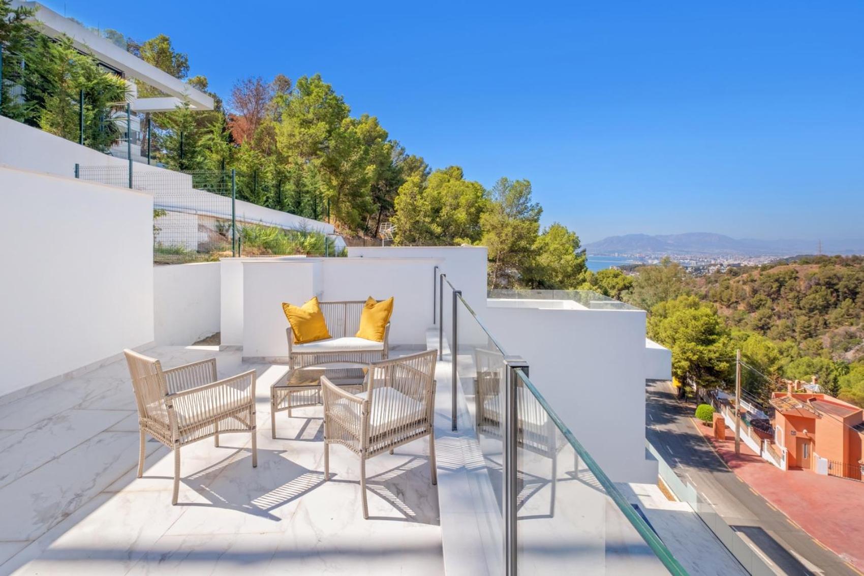 Villas Pinares De San Anton - Sea, City, Mountain, Views مالقة المظهر الخارجي الصورة